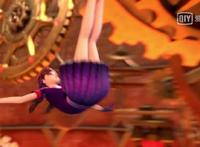 叶罗丽中最帅气的五个后空翻，黑香菱的很酷，灵公主的难模仿！