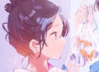 动漫情侣头像：有爱情，才会有思念吧