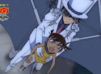 动漫《名侦探柯南：绀青之拳》江户川柯南比怪盗基德更会使唤人