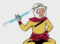 毁童年动画片：徒弟们变身垃圾桶，悟空的金箍棒能用来掏耳朵