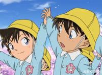 柯南：新一珍贵的童年照，从4岁开始，见证了男神的成长