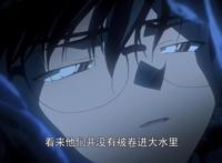 名侦探柯南：最让人感动的一幕，新一频临死亡，小兰流露真情