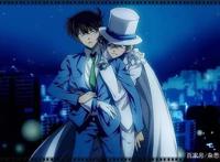 名侦探柯南中柯南与基德之间的爱恨情仇！