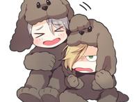 《冰上的尤里》银发少年维克托，连嘴型都是爱心型，简直太可爱了