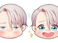 《冰上的尤里》银发少年维克托，连嘴型都是爱心型，简直太可爱了