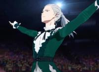 《冰上的尤里》新剧场版预告，维克托重回17岁，长发美人赛高