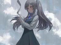 动漫人物插画分享——二次元的双马尾美少女同人