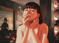 coser小姐姐的颓废生活，酒瓶不离手、正如现实版的《后街女孩》