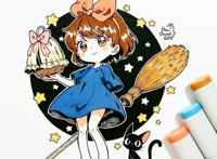 20张q版动漫人物手绘图，超可爱的q版美少女，赶紧收藏吧！