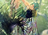 绿色系列唯美高清动漫女生壁纸&头像（上）