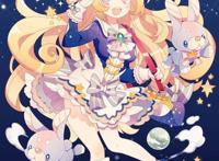 人物绘画，超可爱的卡通动漫女孩