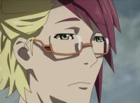 他是《重神机潘多拉》的男主，中二病的性格也是这个世界的英雄