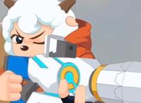 《喜羊羊与灰太狼》决战次时代，懒羊羊A爆，三重悬浮炮炫酷登场