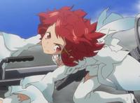 骑扫帚的真是弱爆了！这部动画的女主居然骑一把枪上天跟飞机对打