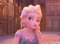 冰雪奇缘里面的艾莎，过着孩子们梦想的生活，深受美少女们青睐