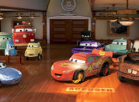 我喜爱的动漫角色，在《赛车总动员》中