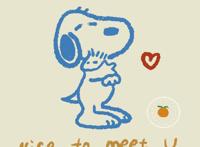 史努比简单手绘插画壁纸无水印动漫壁纸