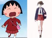 经典动漫人物“长大”，小丸子变身清纯JK，静香这身材太不科学！