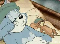 当经典动漫中的角色变老后，蓝妹妹面容憔悴，汤姆和杰瑞令人感动