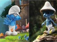 当卡通角色来到了三次元，蓝精灵可爱死了，看到海绵宝宝真身惊了