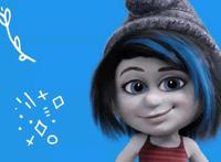 手机动漫高清壁纸蓝精灵和格格巫