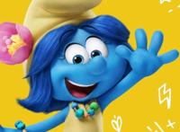 手机动漫高清壁纸蓝精灵和格格巫