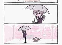 漫画：小男孩与流浪猫，从四目对视开始，到各种花式炫宠结束