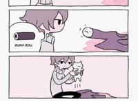 漫画：小男孩与流浪猫，从四目对视开始，到各种花式炫宠结束