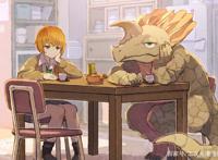 将奥特曼中的怪兽拟人化，阿基拉过于可爱，皮古蒙化身粉发少女