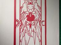 魔卡少女樱：大神自制透明牌刻纸，细节精细，网友：求把手寄给我