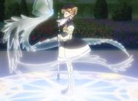 《魔卡少女樱透明牌篇》第7集：新的劳模牌「飞翔」被收服！