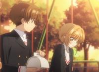 《魔卡少女樱：透明牌篇》每集都有小樱和小狼君的发糖戏