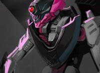 变形金刚动漫人物：《卷土重来》漫画版造型的霸天虎人物-天行者