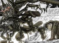 变形金刚动漫人物：《卷土重来》漫画版造型的霸天虎人物-天行者