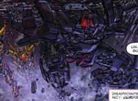 变形金刚动漫人物：《卷土重来》漫画版造型的霸天虎人物-天行者