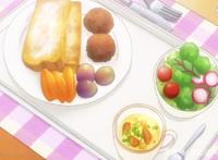 小樱新番简直就是动漫版的舌尖上的中国，好羡慕主角们的吃货生活