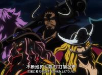 海贼王：传说级别海贼团人员图，红发团9位强者，罗杰团至少28位