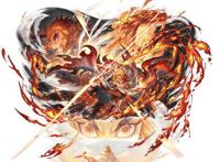 《碧蓝幻想》联动《鬼灭之刃》，推出角色立绘，画师风格太精致