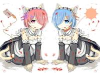 动画极品双胞胎姐妹，美杜莎姐妹上榜，拉姆雷姆是漫迷的理想