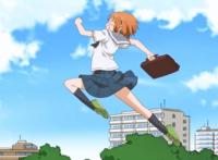 评分9.3，这部动漫中女主角是女流坂本，上学路堪比战场！