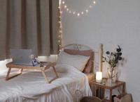 简约温馨的卡其色oneroom装饰风，虽小却很温馨