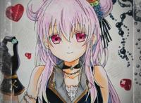 HappySugarLife：动漫女神插画分享，这种画风你们欣赏的来吗