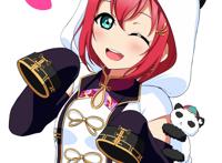 次元动漫《LoveLive!Sunshine！》女主角“黑泽露比”的精美插画