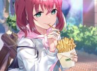 二次元青春日漫《LoveLiveSunshine》里（黑泽露比）的高清壁纸