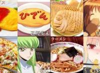 只要看到食物就能够联想到某个动画角色，你知道多少个呢