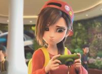 熊出没：动漫里小可身材让人赞叹，愿称她颜值天花板，但头发好乱