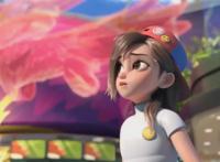 熊出没：动漫里小可身材让人赞叹，愿称她颜值天花板，但头发好乱