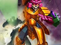 变形金刚动漫人物：重涂老顽固从头领战士到隐者战士-雾隐暗仗