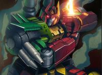 变形金刚动漫人物：重涂老顽固从头领战士到隐者战士-雾隐暗仗