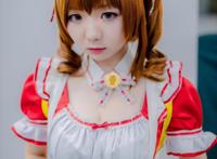 Cosplay场照偶像大师灰姑娘女孩：十时爱梨女仆！